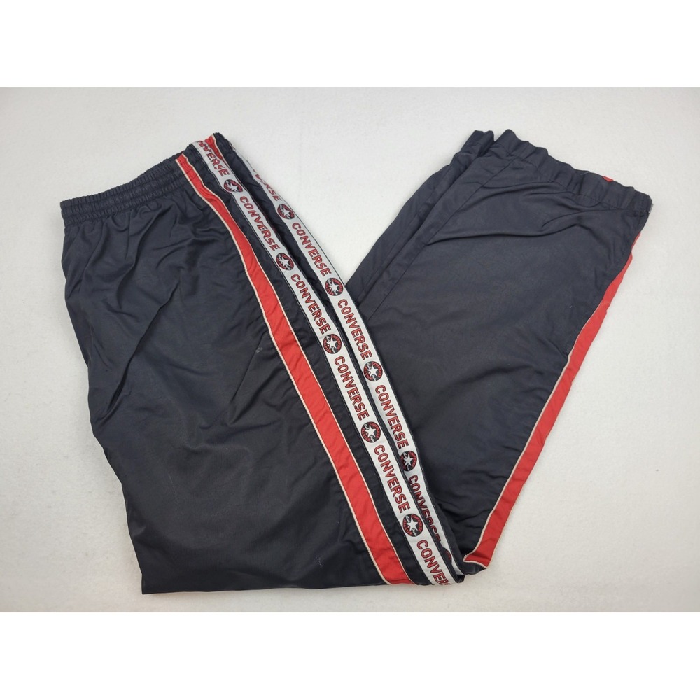 Vintage Converse All Star Windbreaker Track Pants‎ Mens Size 2XL Baggy **READ**